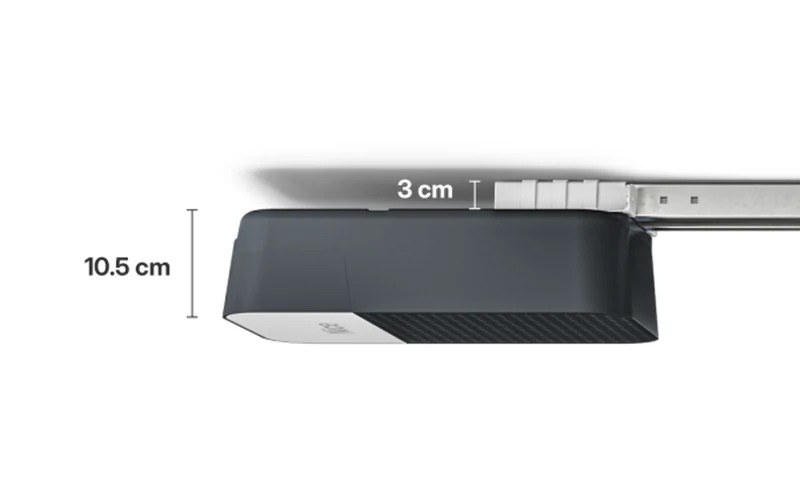 Encombrement du moteur Spider, 10,5 cm de hauteur